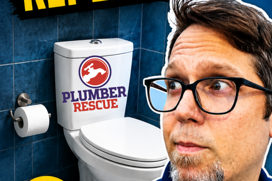 Plumber Rescue describing a toilet replacement and the long term benefits